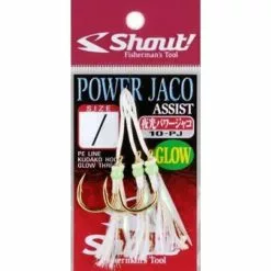 Shout® Shout 10-PJ Powerful Jaco Glow Rigged Assist Hook