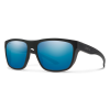 Smith Optics Barra Matte Black Frame Blue Mirror Lens Performance Sunglasses