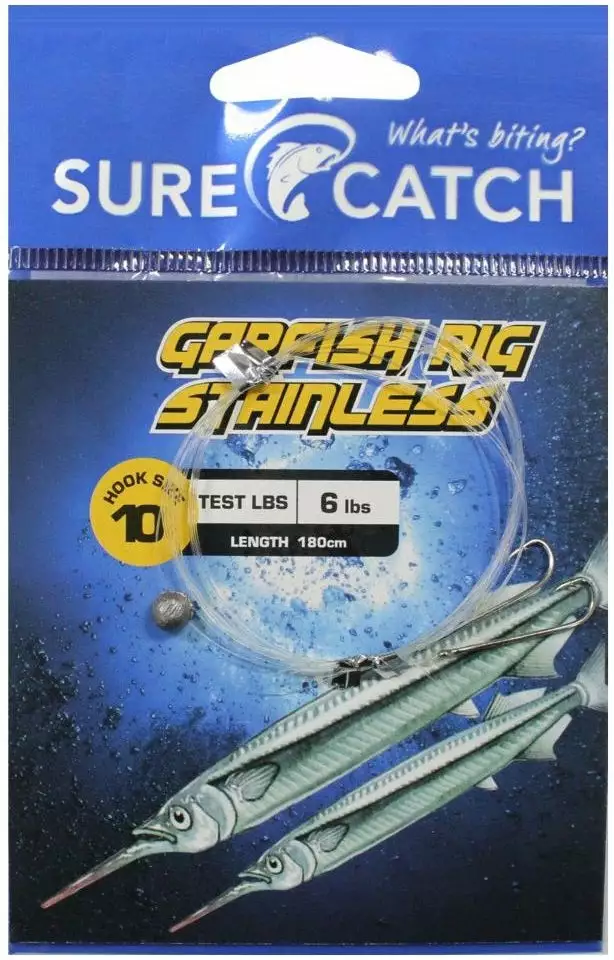 Sure Catch 691GRC102 Pre-Tied Garfish Fishing Rig 1 Sure Catch 691GRC102 Pre-Tied Garfish Fishing Rig