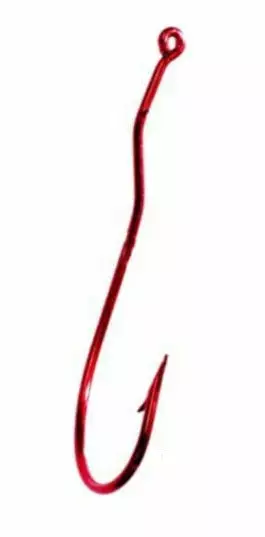 Tru-Turn Tru Turn 063 Red Worm Long Shank Hook 2 Tru-Turn Tru Turn 063 Red Worm Long Shank Hook - Image 2