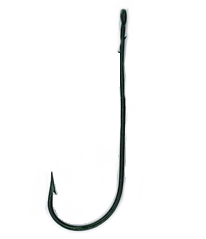 Tru-Turn Tru Turn 090 Black Forged Worm Hook Bulk Value Box - 25 Pieces