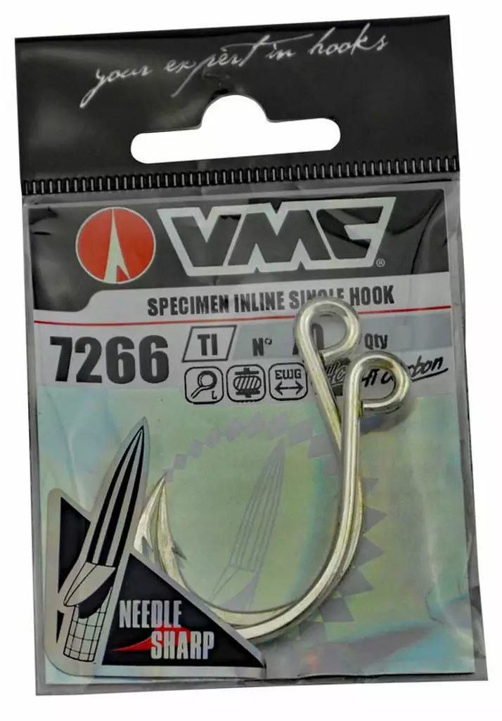 VMC 7266 Inline Single Lure Hook 1 VMC 7266 Inline Single Lure Hook