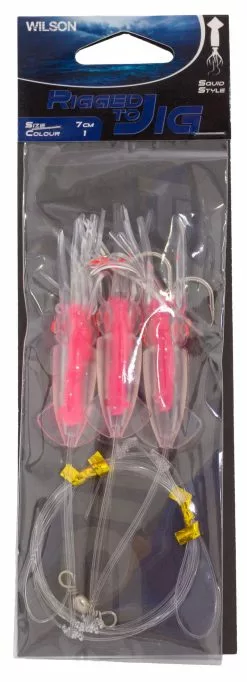 Wilson Rigged To Jig Pre Tied Fishing Rig -Rods Shop WilsonRiggedToJigPreTiedFishingRig