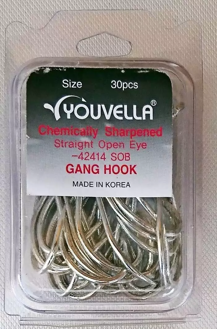 Youvella Gang Hook Open Eye Bulk Value 30 Pack 1 Youvella Gang Hook Open Eye Bulk Value 30 Pack