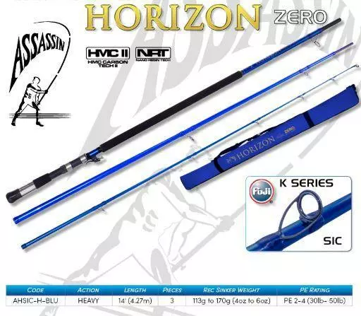 Assassin Horizon Heavy Blue 4-6oz 14ft 1 Assassin Horizon Heavy Blue 4-6oz 14ft