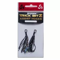 Atomic Trick Bitz Assist Hook #01 -Rods Shop assist hooks black silver 1