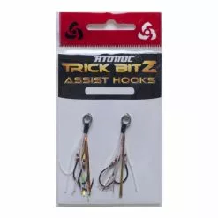 Atomic Trick Bitz Assist Hook #01 -Rods Shop assist hooks gold fleck 1