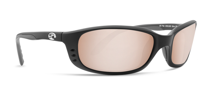 Costa Del Mar Brine Black Frame Polarised Sunglasses 4 Costa Del Mar Brine Black Frame Polarised Sunglasses - Image 4