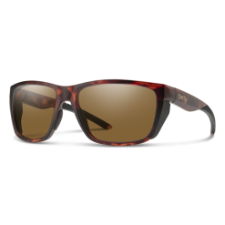 Smith Optics Longfin Matte Tortoise Frame Polarised Glass Brown Lens Performance Sunglasses