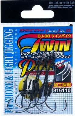 Decoy Twin Pike DJ-88 Assist Hook 11 Decoy Twin Pike DJ-88 Assist Hook -Rods Shop decoy dj 88 twin pike assist hooks package 2