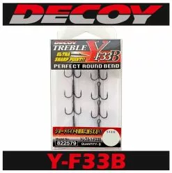 Decoy Y-F33B Ultra Sharp Point Treble Hook 6 Decoy Y-F33B Ultra Sharp Point Treble Hook -Rods Shop decoy y f33b cover 1 1