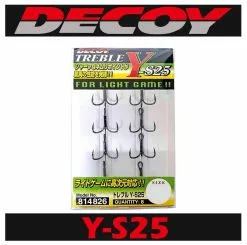 Decoy Y-S25 Treble Hook -Rods Shop decoy y s25 cover 1