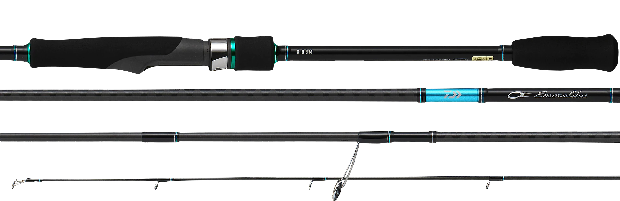 Daiwa Emeraldas X Rod 86M 1 Daiwa Emeraldas X Rod 86M