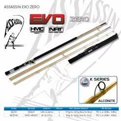 Assassin Evo Zero Rod AEZMH MED Gold 3-5oz