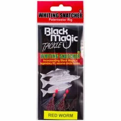 Black Magic Whiting Snatcher Rig 8 Black Magic Whiting Snatcher Rig -Rods Shop flasher rig whiting snatcher red worm.1 1