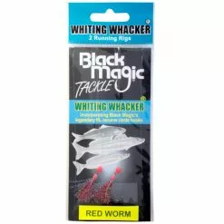 Black Magic Whiting Whacker Rig -Rods Shop flasher rig whiting whacker red worm 1