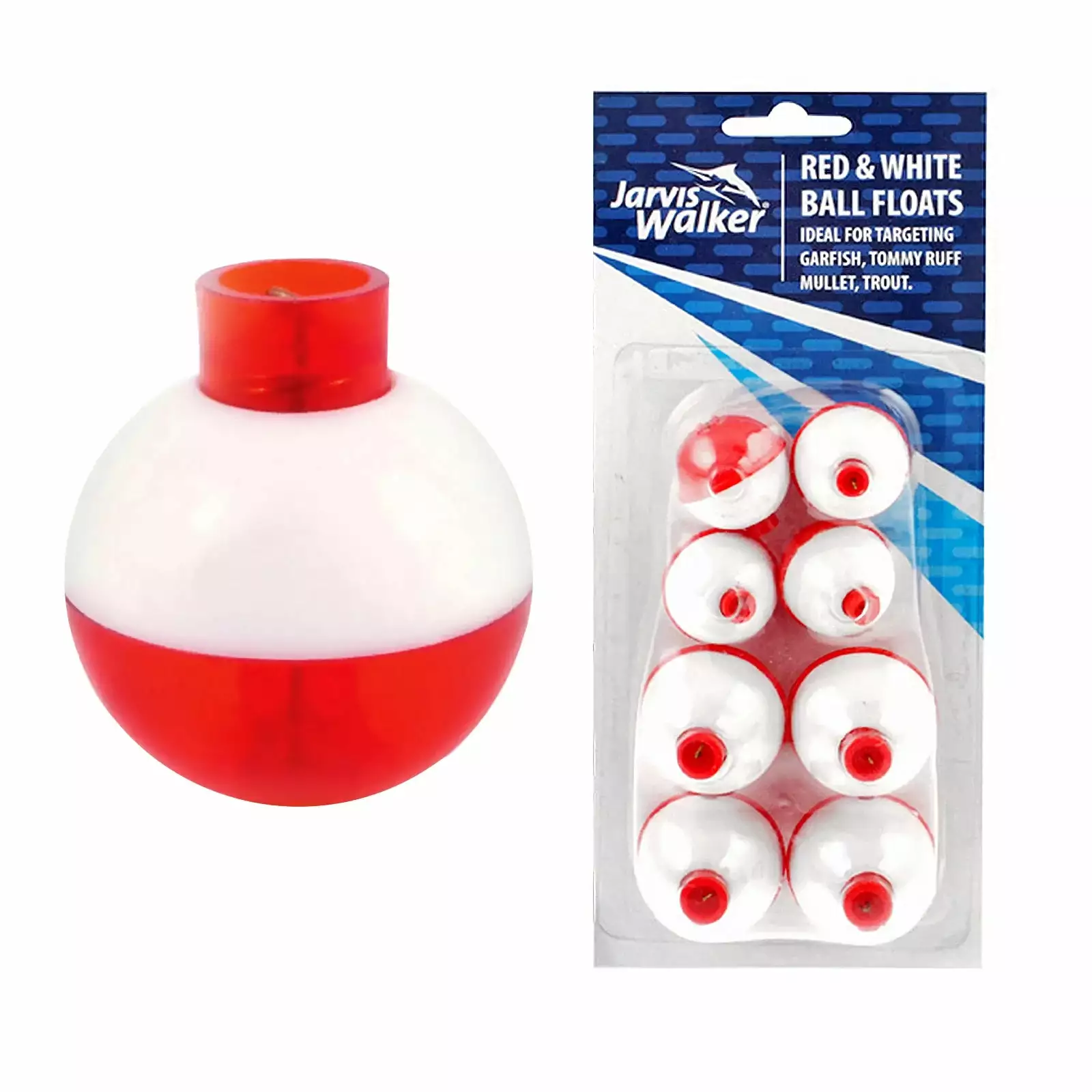 Jarvis Walker Red And White Clip On Fishing Float Assorted Value Pack 1 Jarvis Walker Red And White Clip On Fishing Float Assorted Value Pack