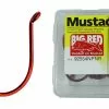 Mustad Big Red Suicide Beak Hook Bulk Value Box Pack - 92554NPNR