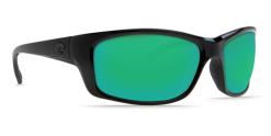 Costa Del Mar Jose Black Frame Polarised Sunglasses - Green Mirror Lense 400G