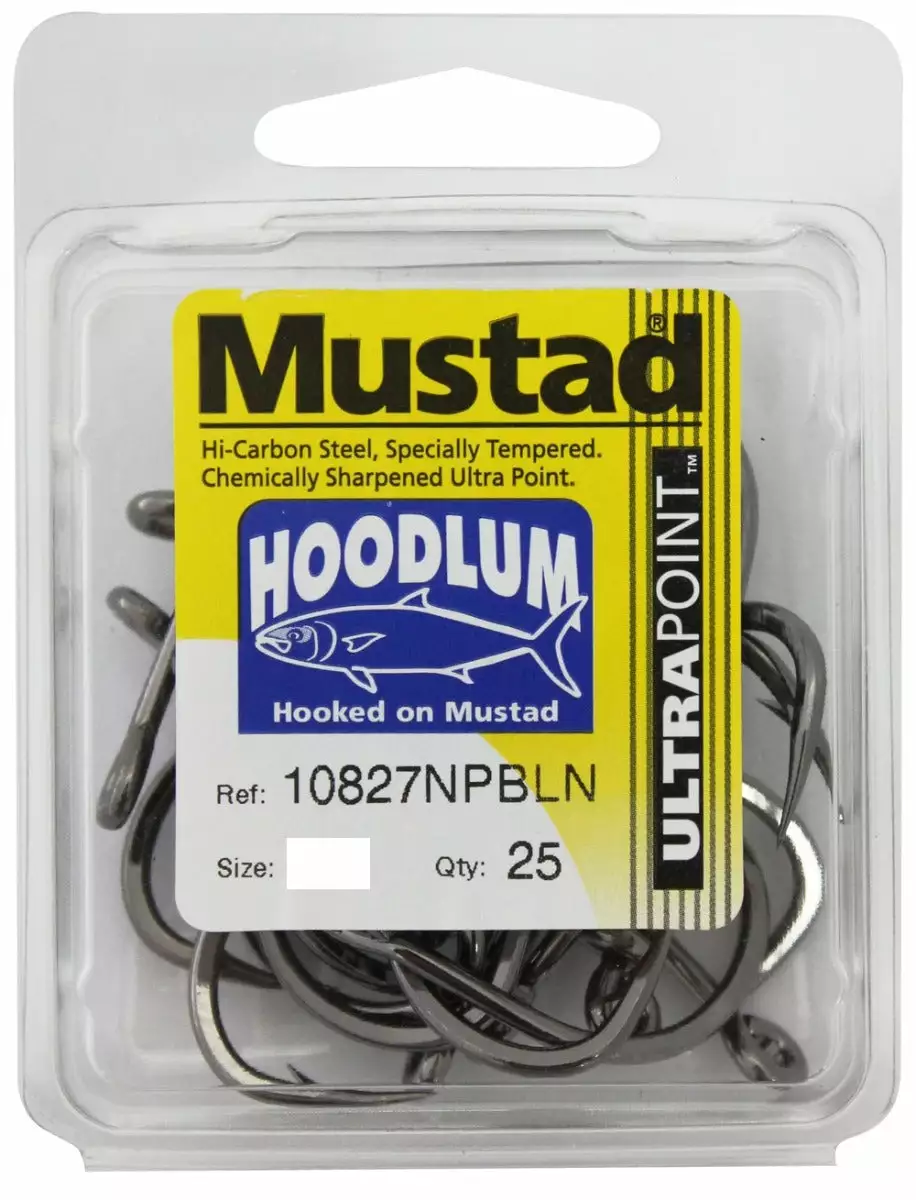 Mustad Hoodlum 10827NPBLN Hook 25 Pack 1 Mustad Hoodlum 10827NPBLN Hook 25 Pack