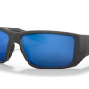 Costa Del Mar Blackfin Pro Matte Grey Frame Glass Lens Polarised Performance Sunglasses