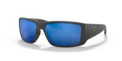 Costa Del Mar Blackfin Pro Matte Grey Frame Glass Lens Polarised Performance Sunglasses