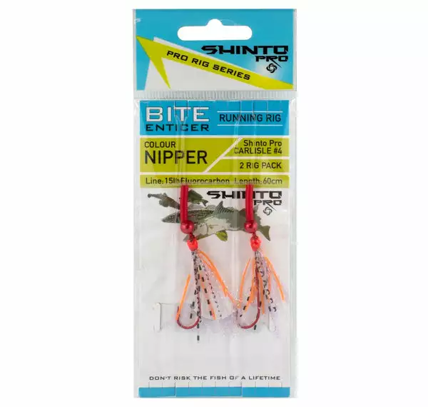 Shinto Pro Bite Enticer Running Sinker Carlisle Long Shank Hook Pre Tied Rig 1 Shinto Pro Bite Enticer Running Sinker Carlisle Long Shank Hook Pre Tied Rig